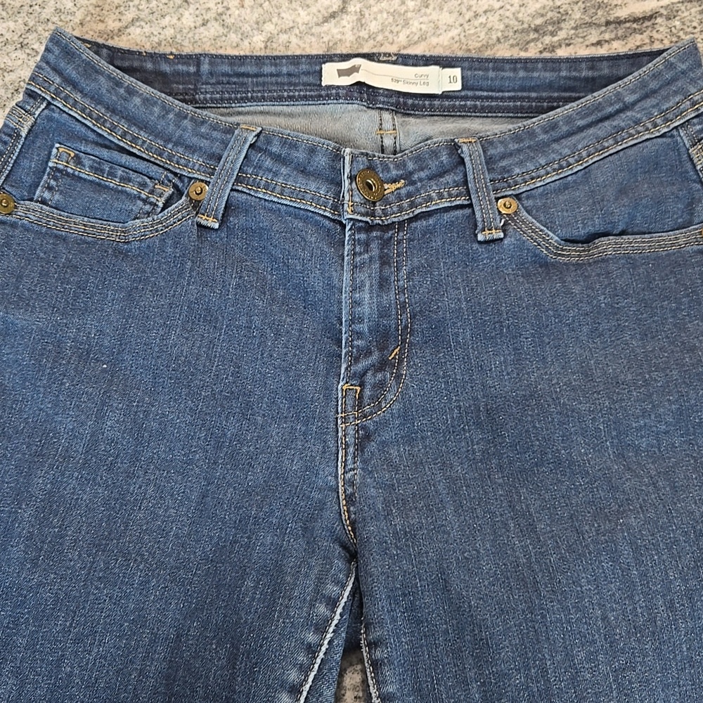 Levi's 529 Curvy Women's Size 10 Mid-Rise Skinny Classic 5 Pocket Denim Jeans